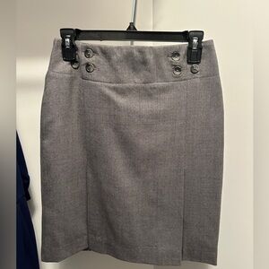 Banana Republic Gray Pencil Skirt